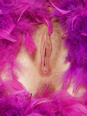 Creamy, smooth comlexion, pink, luscious assets.