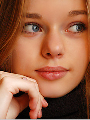 Cute russian beauty Milena shows hairy cunt