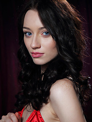 Zsanett Tormay in black pantyhose