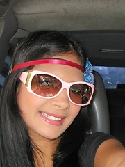 Karla Spice has a fun day at the amusement park