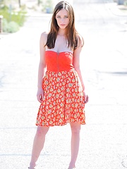 Natalie in full fist
