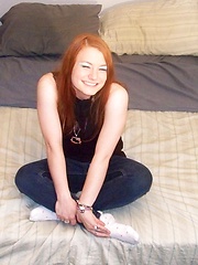 Super hot horny little teen sucks and fucks on cam in this real amateur ex gf video pic set