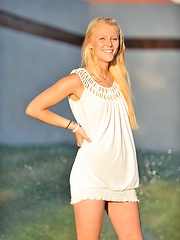 Liz shows off her sweet body
