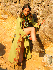 During the visit to the beach this super stirring teen princess took off her cape to flash that fantastic body of hers.