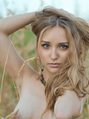 She gladly shows off her breasts when there is only the camera and you to see all her female beauty