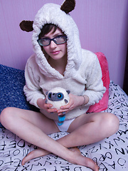 Innocent teen cutie does something really naughty to her daddy before bedtime and she really seems to like it.